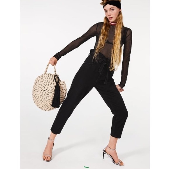 ZARA Semi-Sheer T-Shirt - Picture 3 of 8